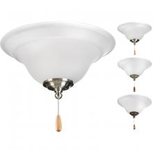 Progress P2628-01WB - Trinity Collection Two-Light Ceiling Fan Light