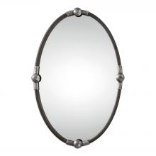 Uttermost 09064 - Uttermost Carrick Black Oval Mirror